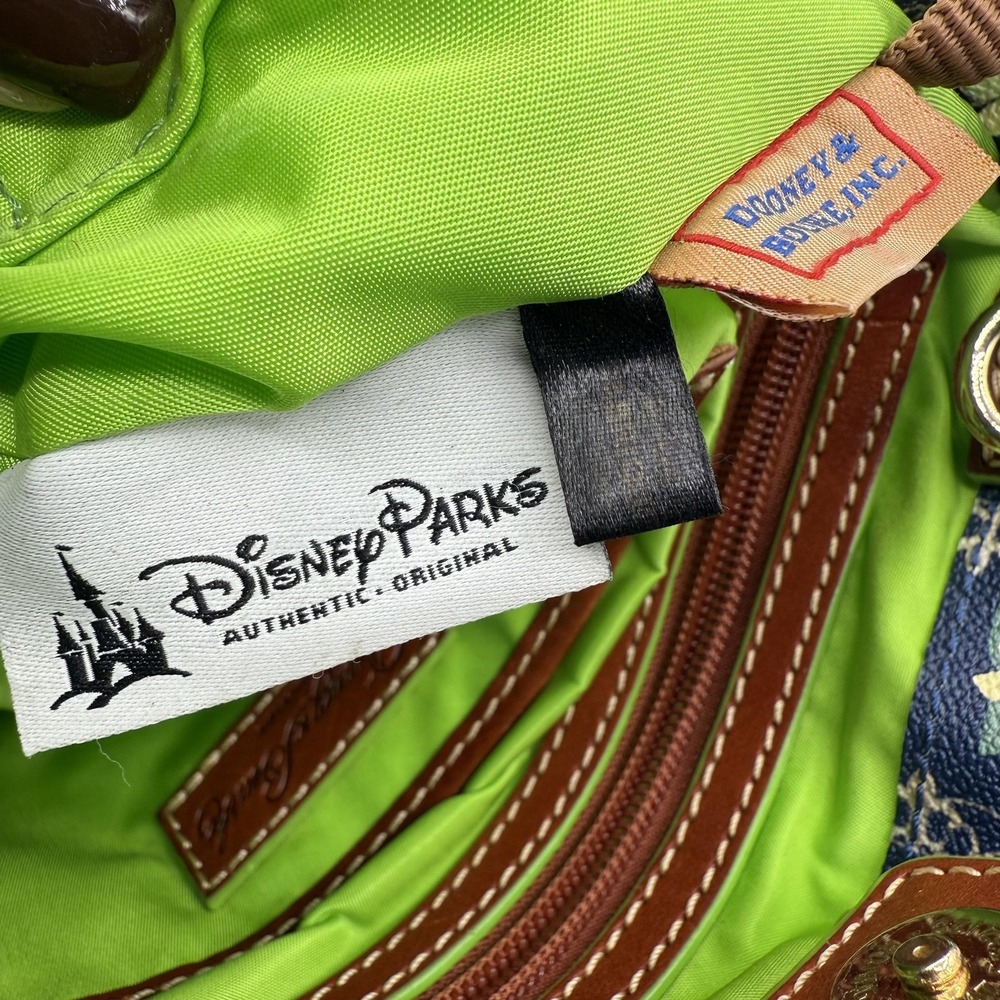 Dooney & Bourke Disney Princess Tiana Satchel Womens Blue Green Dream Big Purse‎ - Picture 13 of 16
